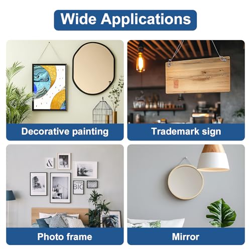 181 Pcs Picture Hanging Kit Wire D Ring Hangers Metal Frame