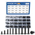 NINDEJIN 650 pcs M1.4 M1.7 M2 M2.5 M3 Round Pan Head Laptop Mini Screw Kit - style: Pan Head