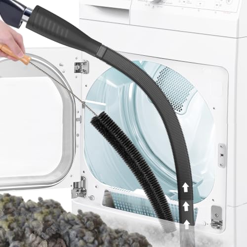 Sealegend Dryer Vent Cleaner Kit with Vacuum Hose Attachment & Brush Black - color: Black
