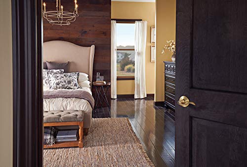 SCHLAGE Accent Bed/Bath Privacy Door Handle with Lock, Aged Bronze - color: Aged Bronze, size: 1 Pack