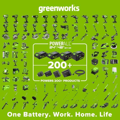 Greenworks 24V Cordless Brushless 400 in-lbs Drill/Driver+1950 in-lbs Impact Driver Combo,High Torque, Lightweight, (2) 2.0Ah USB-C Batteries(12,000mAh Power Bank) and 65W USB-C Fast Charger(3-Port) - size: 2PCS Combo Kits
