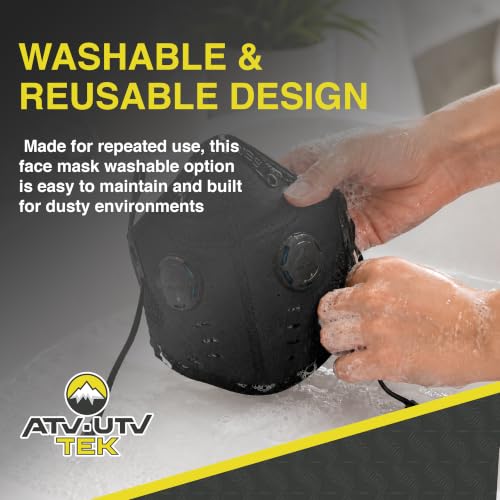 ATV Tek Elite Deluxe Neoprene Dust Mask - color: Black