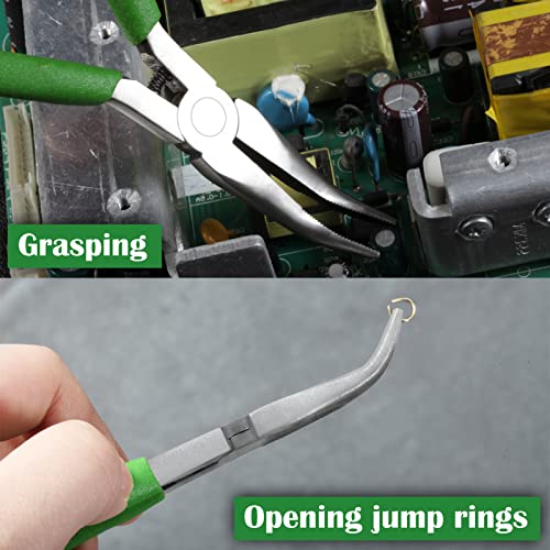 5 Inches Bent Nose Pliers for Jewelry Making - style: Bent Nose Pliers