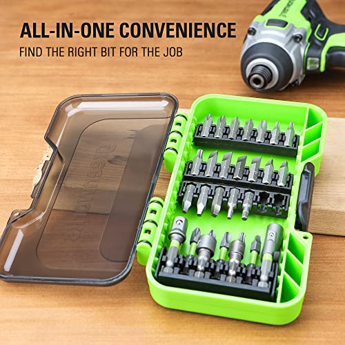 Greenworks 30 Piece Impact Rated Driving Set - size: Tool Only(30-Piece Accessories)