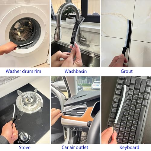 Drain Cleaning Brush Set, Flexible Sink and Shower Drain Brush, 4PCS