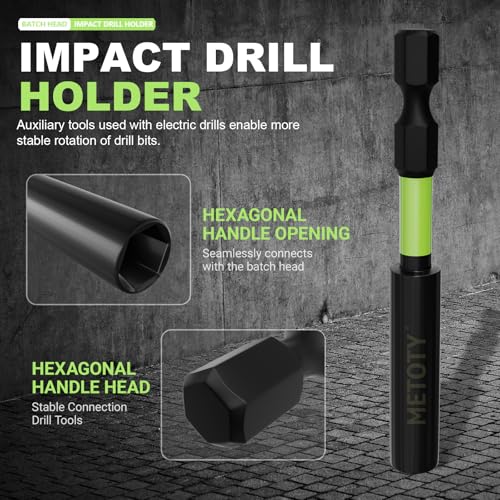 52PCS Impact Screwdriver bit Set-Resistant Magnetic Mixed, Includes Various Sizes and Lengths, Along with a Magnetizer, Extension Rod, and Wrench, to Meet Your Work Needs. - size: Mixed-52PCS (without Box)
