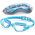 Aegend Swim Goggles, Swimming Goggles No Leaking Full Protect Adult Youth - color: Sky Blue