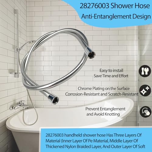 28276003 Handheld Shower Hose Replacement Parts for Hansgrohe Shower System