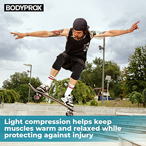 Bodyprox Protective Knee Pads, Thick Sponge Anti-slip Knee Sleeve - size: Small/Medium