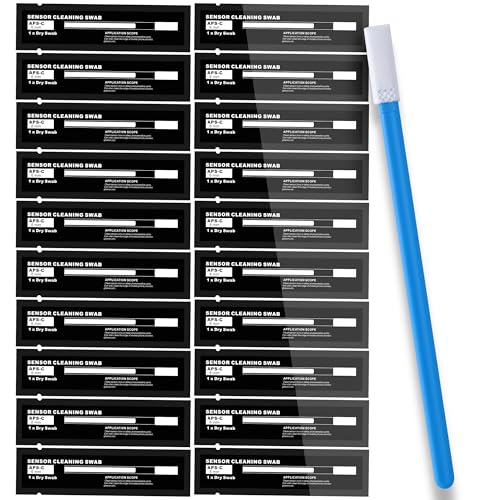 AAWipes Camera Sensor Cleaning Kit Sensor Lens Cleaner for Full Frame of DDR6 DSLR or SLR (6mm Sensor Cleaning Swabs) (HCS-6) (20) - size: Spot Clean - 6mm
