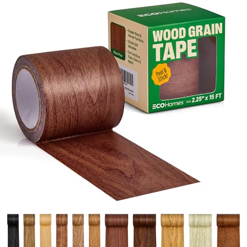 ECOHomes Wood Grain Repair Tape (Choco Pine, 2.25 Inch x 15 Feet) - color: Choco Pine, size: 2.25 Inch By 15 Ft