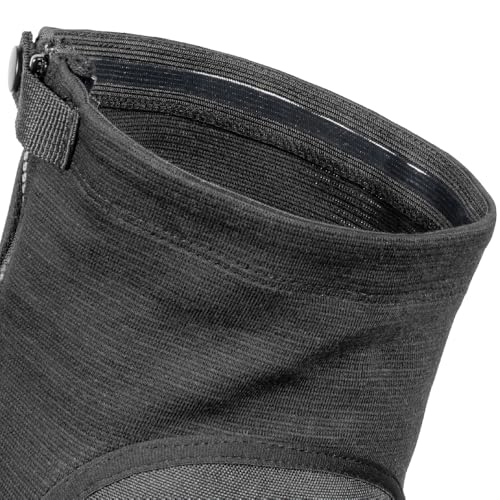 Klein Tools 60628 Tough-Flex Knee Sleeves for Work, Construction, Low-Profile Sleeve with Zipper, Gel-Like Foam, Black, S/M - size: S/M
