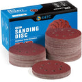S SATC 5 Inch Sanding Discs Hook and Loop 150 PCS Sandpaper Discs Premium Aluminum Oxide 120 Grit for Random Orbital Sander - style: 150PCS 5 Inch 120 Grit