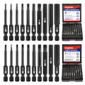 WORKPRO 20PCS Hex Head Allen Wrench Drill Bit Set, 2.3" Magnetic Tips - color: Hex