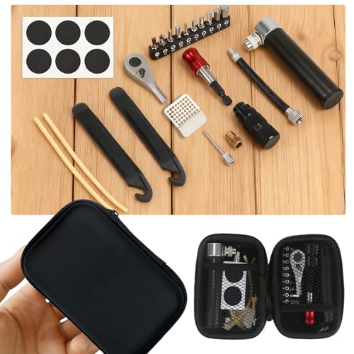 28Pcs Bike Repair Kit Portable, Mini Bicycle Tool set Compact - style: 28Pcs Bike Tool Kit