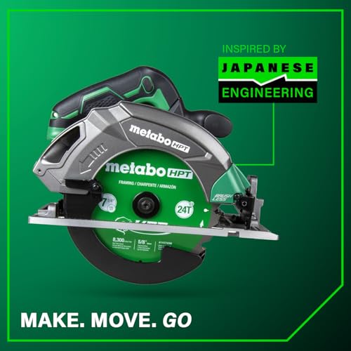 Metabo HPT 18V MultiVolt 7-1/4 In Cordless Circular Saw, C1807DAQ4
