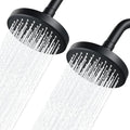 High Pressure Shower Head - 4.7“ Powerful Bathroom Pressure Boosting Rain Showerhead - Perfect Universal Replacement for Rainfall Shower Heads (2 Pack,Matte Black) - style: 2 Pack Black