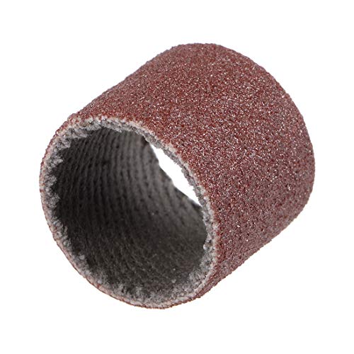 uxcell 1/2 Inch x 1/2 Inch Sanding Sleeves 180 Grits Sandpapers Band Drums 10 Pcs - size: 180 Grits