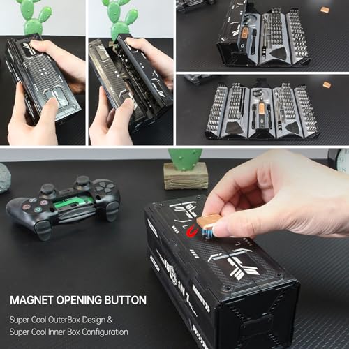 Mini Precision Manual Screwdriver Set,JAKEMY 180 in 1 Laptop Screwdriver Repair Tool Kit,Magnetic Multi-Bit Tiny Manual Screwdriver Bit Kit for DIY,Computer,PS5,Xbox,RC Car,Jewelers,Glasses,Watch,Home - color: Jm-168