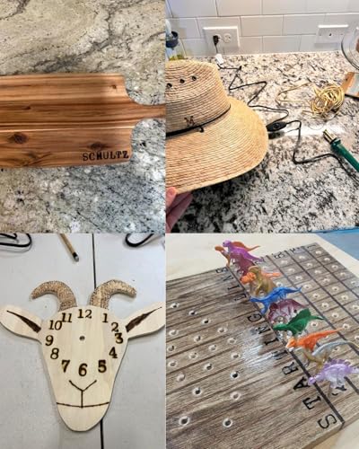 1/2" 26 Pcs Wood Burning Letter Kit, Mini Lowercase Letter Branding Iron - color: 1/2 Inch 26 Pc Lowercase Letter