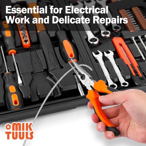 Tool Set 148PCS, Automotive and Household Tool Kit, Basic Tool Box for Men, Pefect for Car Enthusiasts and DIY Home Repairs