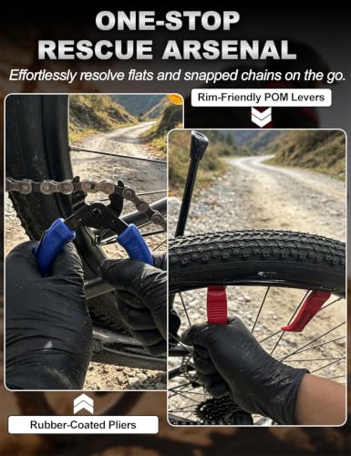 NOVASPARK Bike Repair Kit with 2L Waterproof Bike Frame Bag