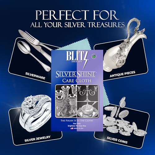 Blitz Silver Care Silver Polishing Cloth