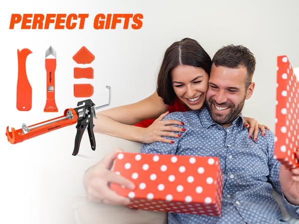 ValueMax Caulk Tool Kits and Caulk Gun, Silicone Caulking Gun