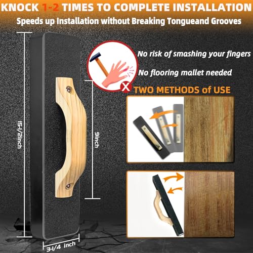 NAACOO Laminate Flooring Tools, 6in1 Pro Floor Install Kit for Vinyl Plank - size: Pro-6 in 1 Flooring Tools