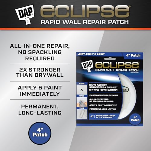 DAP Eclipse Rapid Wall Repair Patch, 4 in (7079809163) - size: 4 Inch