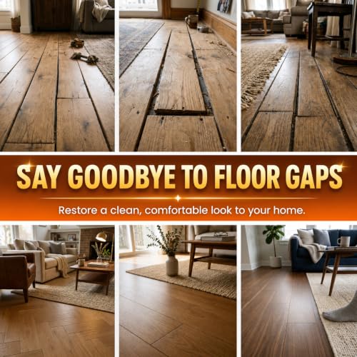 Floor Gap Fixer Tool, Plank Gap Repair Kit with Heavy Duty Suction Cup