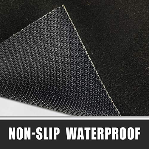 LINLA Absorbent Oil Spill Mat, Garage Floor Mat, Oil Pad for Car - size: 6'8" x 8'6" (Rectangular)