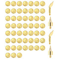 FUYGRCJ- 56Pcs Wood Burning Tip Set Letter Wood Burning Tool Including Alphabet Number Symbol Brass Alphabet Number Template for DIY Embossing Carving Craft Wood Burning