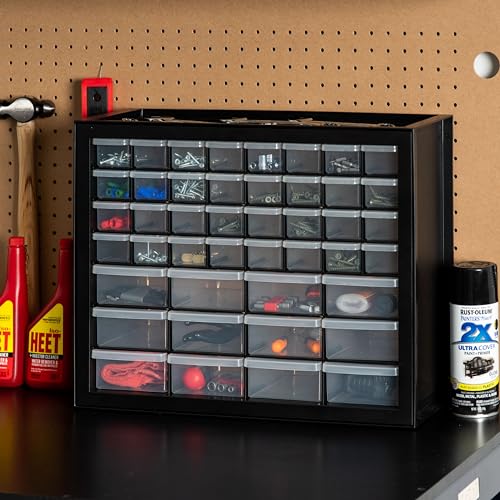 IRIS USA 44-Drawer Small Parts Storage Cabinet, Crafts, Made in USA, Black - color: Black, size: 44 Drawer