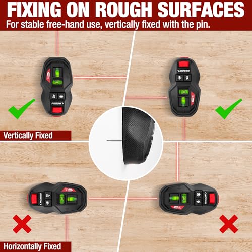 ARROW 2-in-1 Laser Level with Magnetic Stud Finder