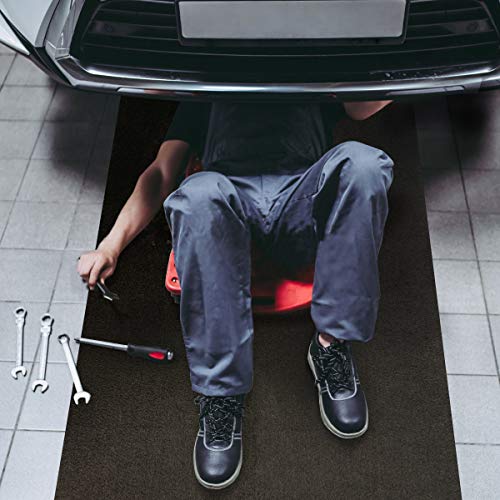 LINLA Absorbent Oil Spill Mat, Garage Floor Mat, Oil Pad for Car - size: 5'1" x 3'3"