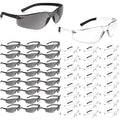 Salfboy 50pack safety glasses for men, Ansi Z87.1 Eye Protection Glasses - color: 118- 25clear+25grey