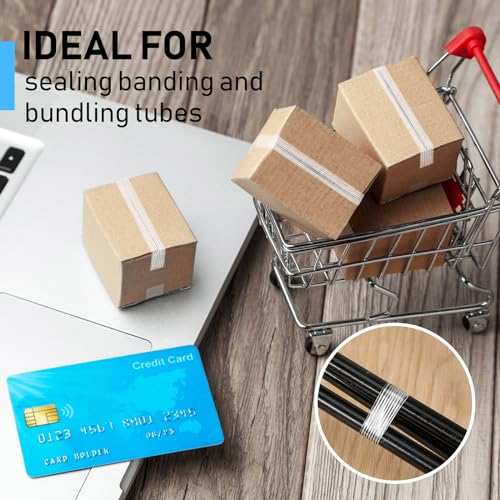 Treela 30 Rolls Filament Strapping Tape Bulk 1/2 Inch x 60 Yards - size: 1/2 Inch X 60 Yards