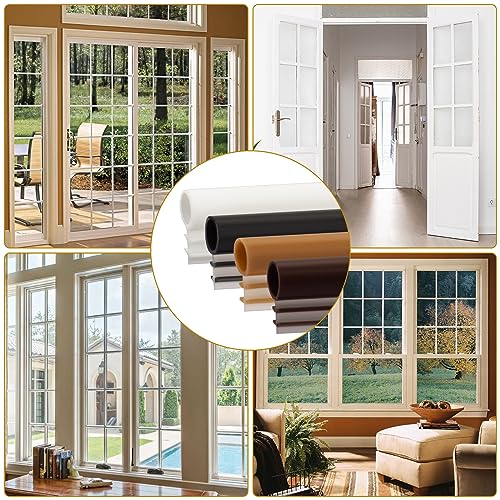 Window Weatherstrip Seal 1/4" Bulb Bubble Kerf Mount Gasket (10', White) - color: White, size: 10 Feet