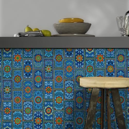 VICCI 16Pcs Tile Stickers 8" x 4" Peel & Stick Kitchen Backsplash - color: Sjm-304, size: 8x4IN*16PCS