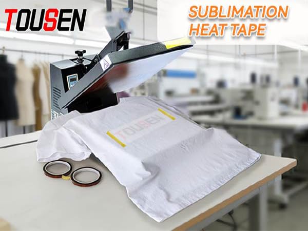 High Temperature Tape, Heat Transfer Tape for Heat Press & Sublimation, Heat Resistant Polyimide Tape, 10mm x 115FT (35m) x 2 Rolls for Electronics, Masking, Soldering & Insulation - size: 10MM×115FT×2R