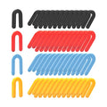 400PCS Plastic Shims, Horseshoe Shims, U Shaped Tile Spacers - size: 1/16", 1/8", 3/16", 1/4"