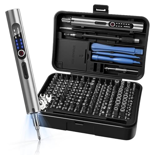 Avalution Mini Electric Screwdriver Set,170 in 1 Electric Screwdriver Set