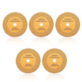 5PCS Mini Glasses Cutting Disc,1mm Ultra-Thin Diamond Cutting Blade Wheel - size: 5PCS Blades