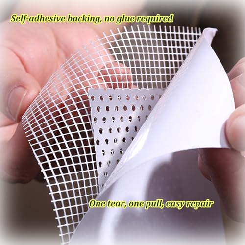 6 Pack 2 inch Wall Patch Repair, Drywall Patch Self-Adhesive Mesh Drywall Repair Patch and Fiberglass Repair Kit,Heavy Duty Dry Wall Hole Repair Patch for Drywall Plasterboard(2 x 2'') - size: 2inch*6