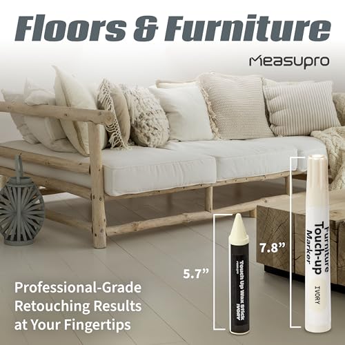Furniture Repair Kit Wood Markers – Set of 14 – Markers and Wax Crayons for Scratches, Stains, Wood Floors, Tables, Cabinets, Desks & Touch-Ups - color: Light Wood, size: Set Of 14