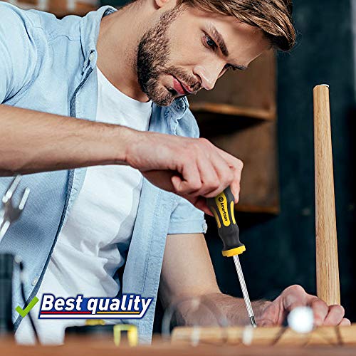 Magnetic Screwdrivers Set with Case, Amartisan 43-piece Includs Slotted, Phillips, Hex, Pozidriv,Torx and Precision Screwdriver Set, Magnetizer Demagnetizer Tools, Tools for Men - style: 43-piece Screwdrivers Set