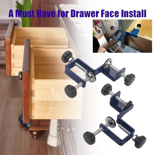 Drawer Front Installation Clamps 2PCS,Cabinet Drawer Installation Clamps,Cabinet Hardware Jig Drawer Jig For Easy and Fast Drawer Front Panel Installation