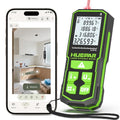Huepar 330Ft Laser Measuring Tool with APP, 5 Years Warranty, Rechargeable Bluetooth Distance Meter, 1/16in Accuracy, Angle Sensor, Multiple Modes, IP54, Home&Construction, Fathers Days Dad Gifts - size: 330Ft-Standard
