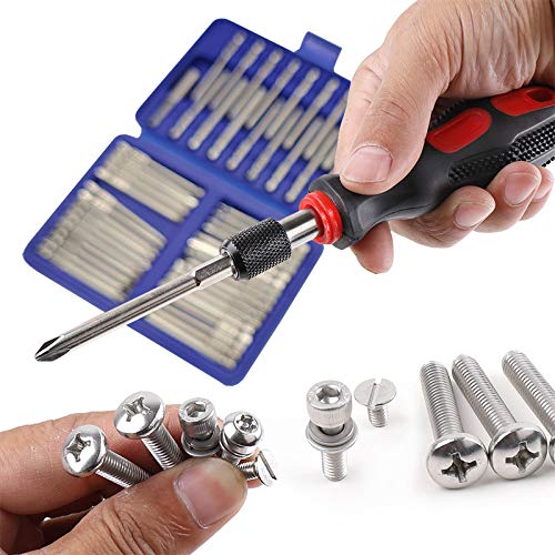 Rocaris 50 Pack Screwdriver Bit Set, 3 in Extra Long Magnetic Driver Kit - style: 50 Pcs